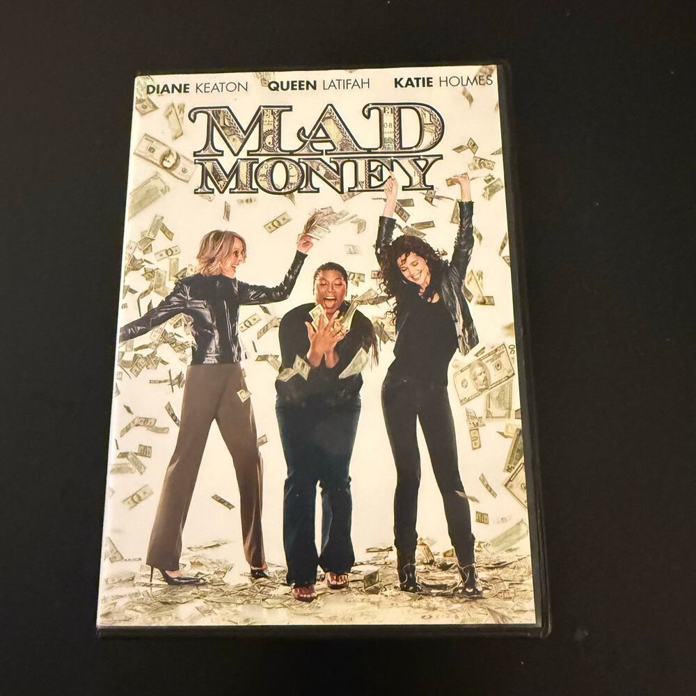 Mad Money DVD 2008 Diane Keaton Queen Latifah Katie Holmes Crime Comedy Movie